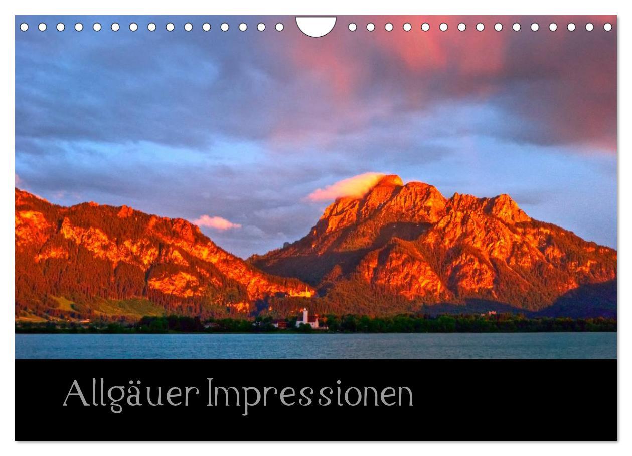 Cover: 9783435559268 | Allgäuer Impressionen (Wandkalender 2025 DIN A4 quer), CALVENDO...