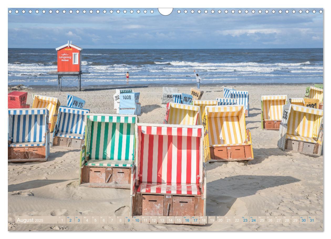 Bild: 9783435073535 | Am Strand von Langeoog (Wandkalender 2025 DIN A3 quer), CALVENDO...