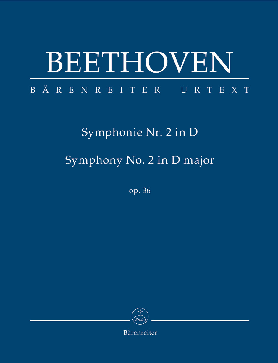 Cover: 9790006204250 | Symphony No.2 In D Op.36 | Partitur | Bärenreiter Studienpartituren