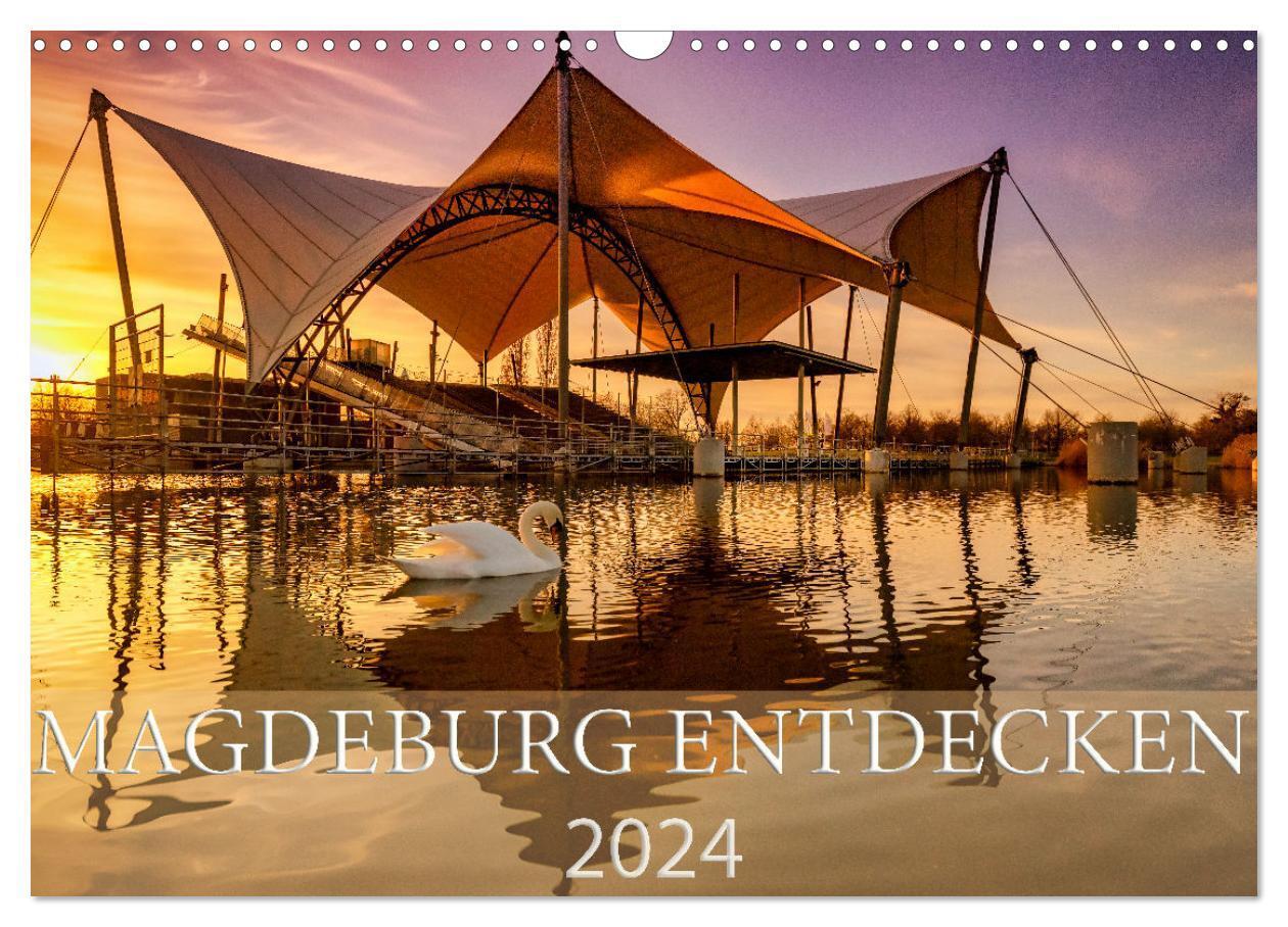 Cover: 9783675416420 | Magdeburg entdecken (Wandkalender 2024 DIN A3 quer), CALVENDO...