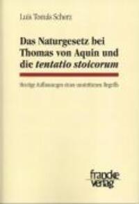 Cover: 9783772081996 | Das Naturgesetz bei Thomas von Aquin und die Tentatio Stoicorum | Buch