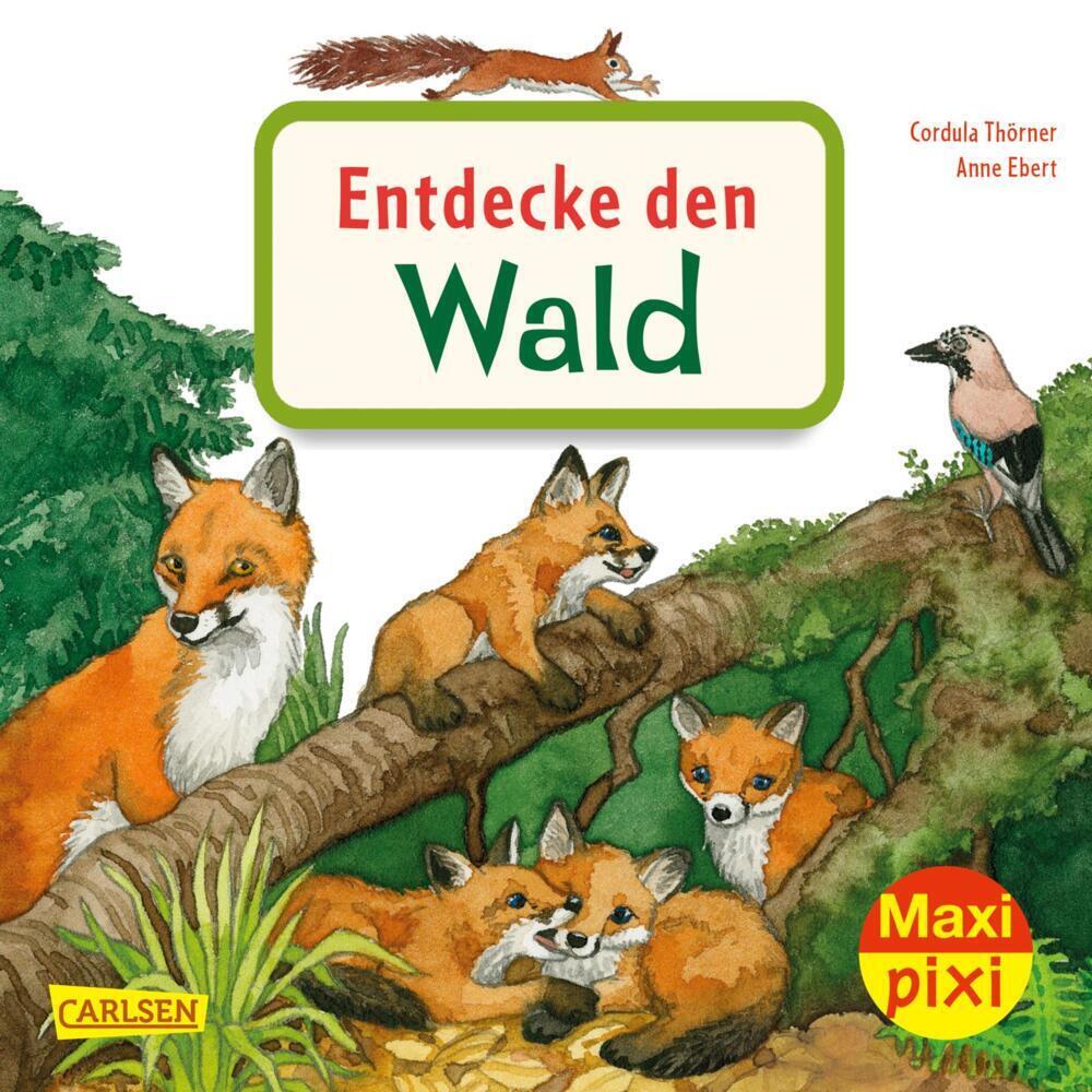 Cover: 9783551033116 | Maxi Pixi 399: Entdecke den Wald | Miniaturbuch | Cordula Thörner