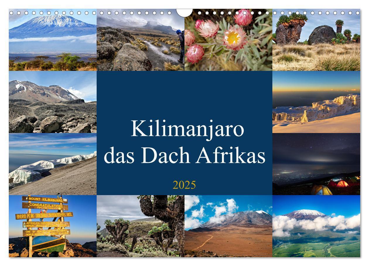 Cover: 9783383761140 | Kilimanjaro - das Dach Afrikas (Wandkalender 2025 DIN A3 quer),...