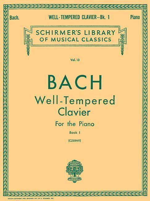 Cover: 9780793553105 | Well Tempered Clavier - Book 1: Schirmer Library of Classics Volume...