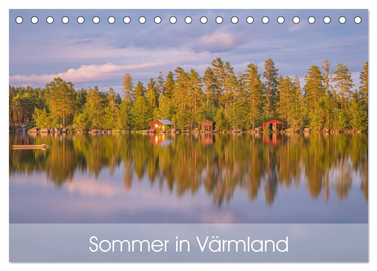 Cover: 9783435204120 | Schwedischer Sommer in Värmland (Tischkalender 2025 DIN A5 quer),...