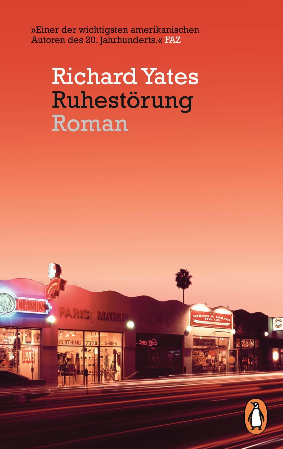 Cover: 9783328105121 | Ruhestörung | Roman | Richard Yates | Taschenbuch | Deutsch | 2019
