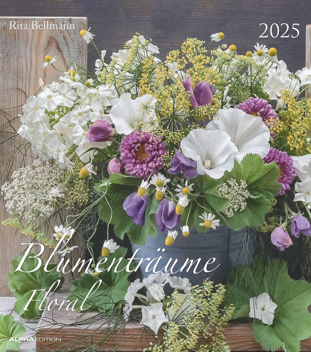 Cover: 4251732342142 | Blumenträume 2025 - Foto-Kalender - Wand-Kalender - 30x34 -...