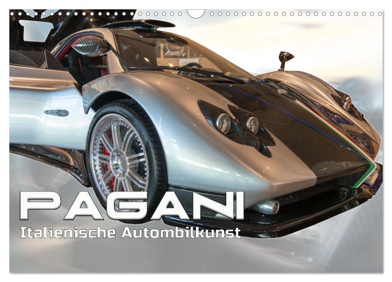 Cover: 9783383695735 | Pagani italienische Automobilkunst (Wandkalender 2024 DIN A3 quer),...
