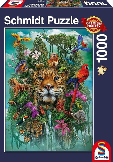 Cover: 4001504589608 | König des Dschungels (Puzzle) | Spiel | In Spielebox | 2020 | Schmidt