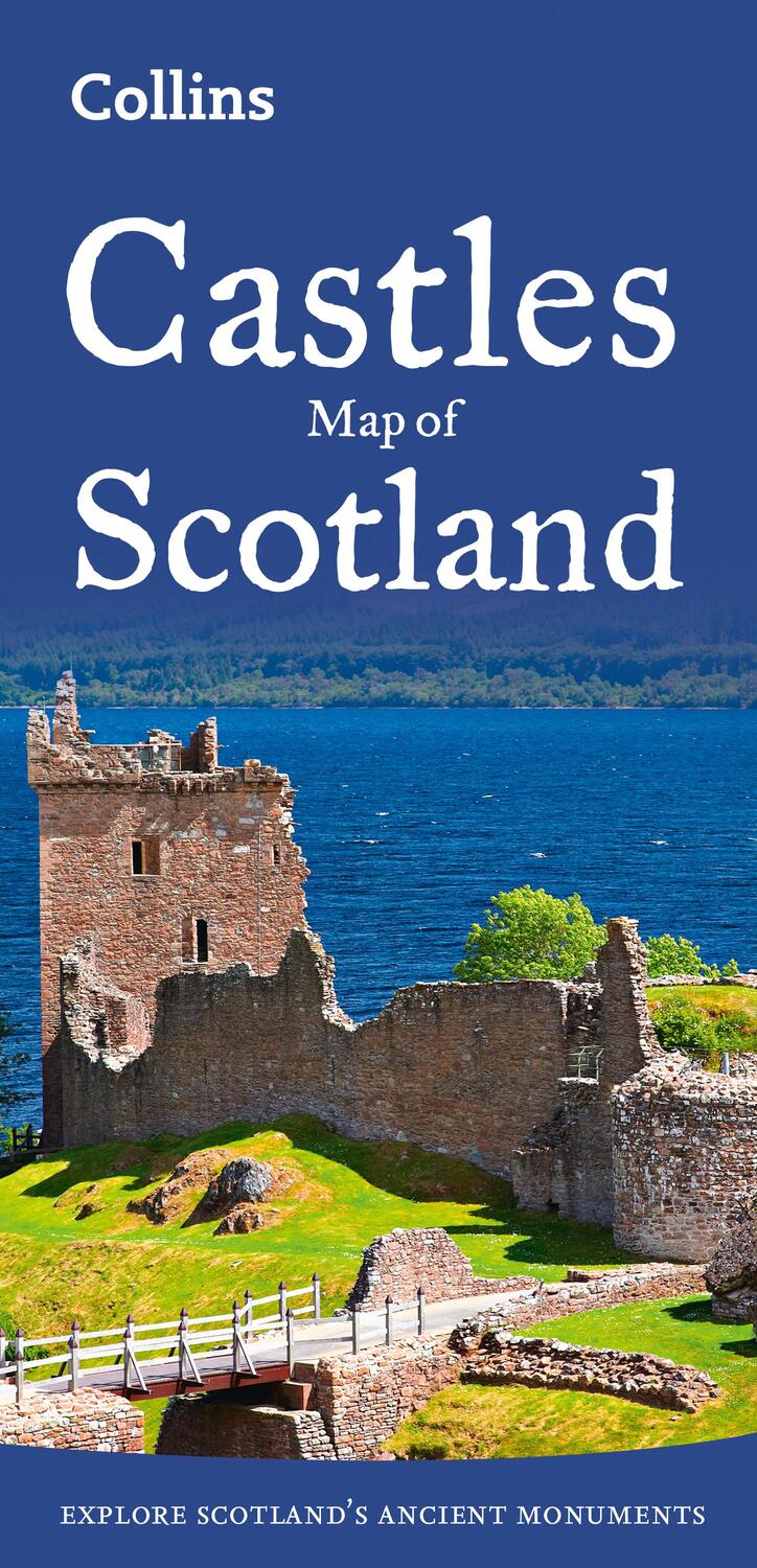 Cover: 9780008368265 | Castles Map of Scotland | Explore Scotland's Ancient Monuments | 2020