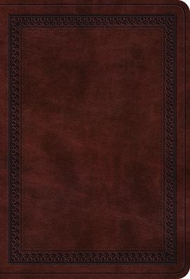 Cover: 9781433560804 | ESV Value Large Print Compact Bible (Trutone, Mahogany, Border Design)