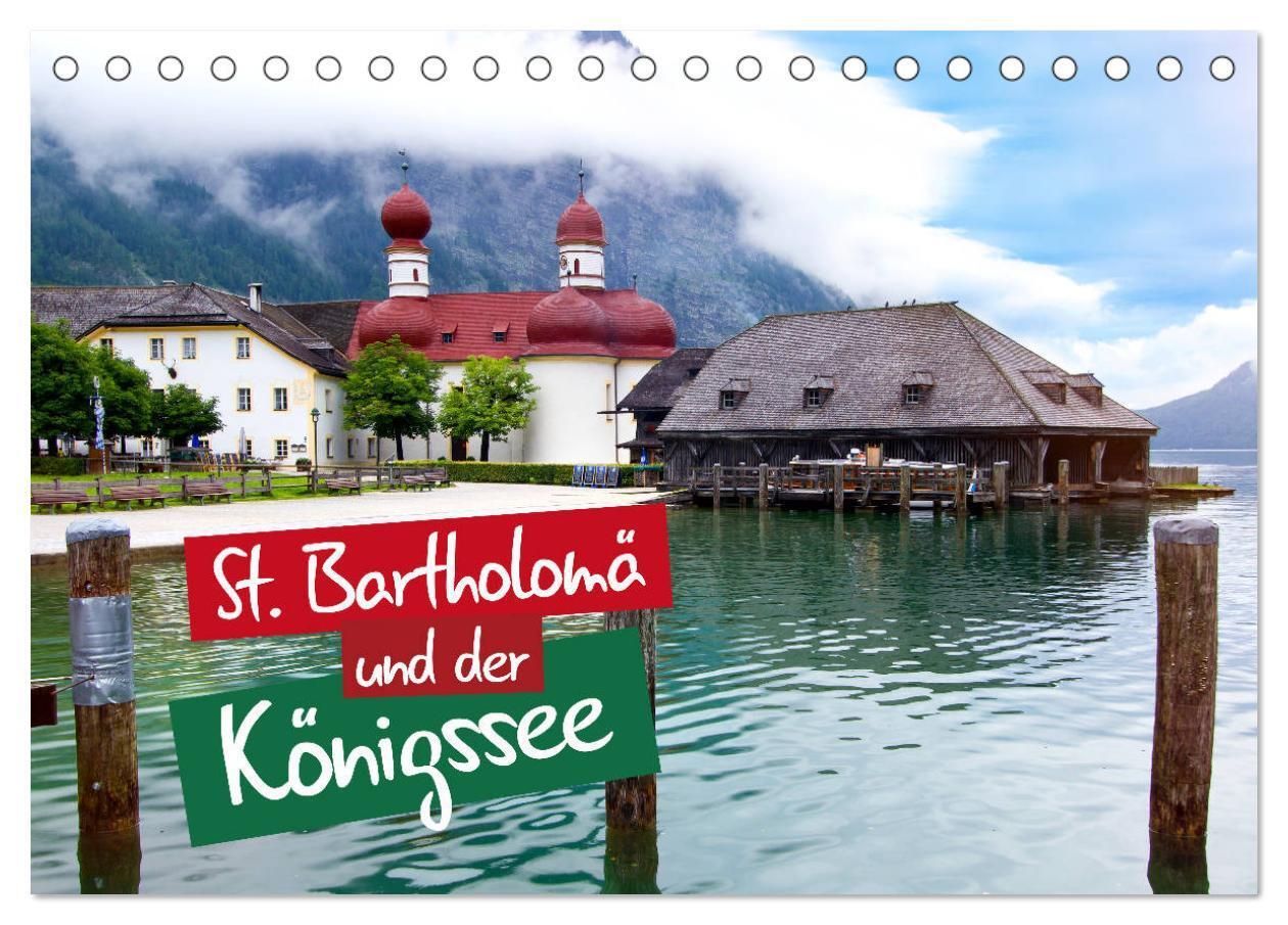 Cover: 9783675574458 | St. Bartholomä und der Königssee (Tischkalender 2024 DIN A5 quer),...
