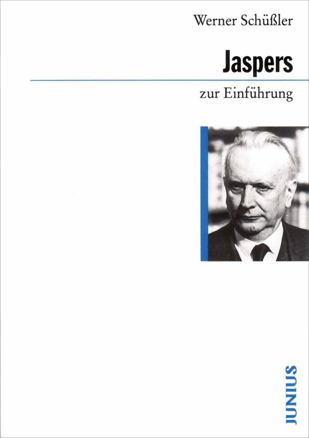 Cover: 9783885069140 | Jaspers zur Einführung | Werner Schüßler | Taschenbuch | Deutsch