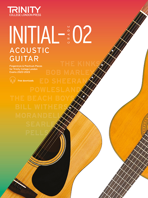 Cover: 9780857368959 | Trinity College London Acoustic Guitar 2020-2023. Initial-Grade 2