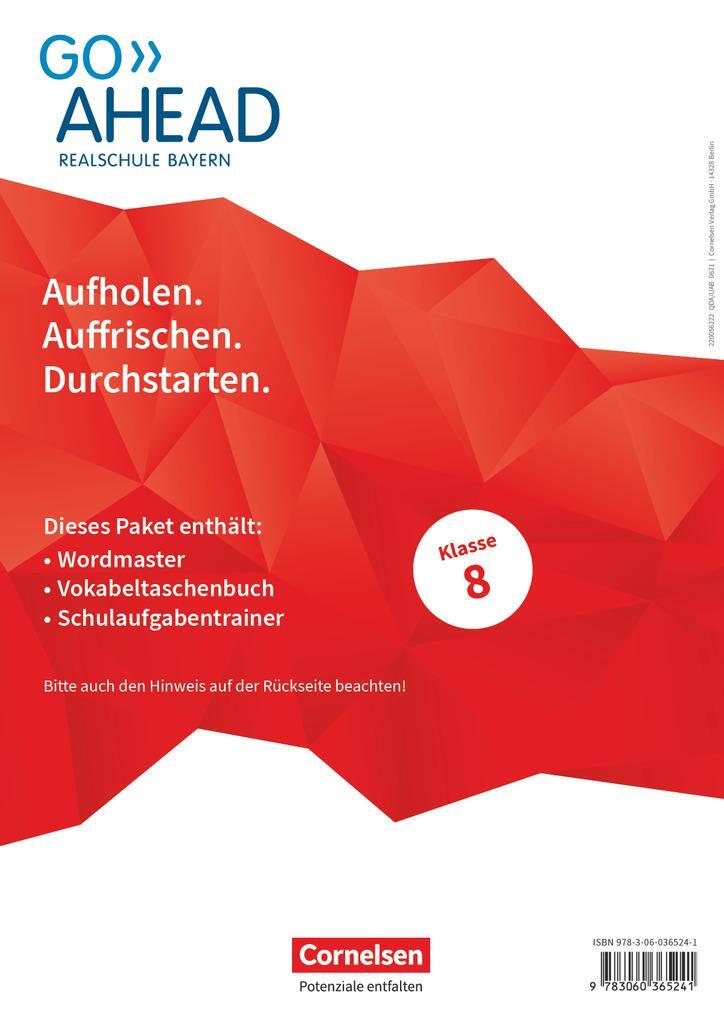 Cover: 9783060365241 | Go Ahead 8. Jahrgangsstufe. Realschule Bayern - Arbeitshefte...