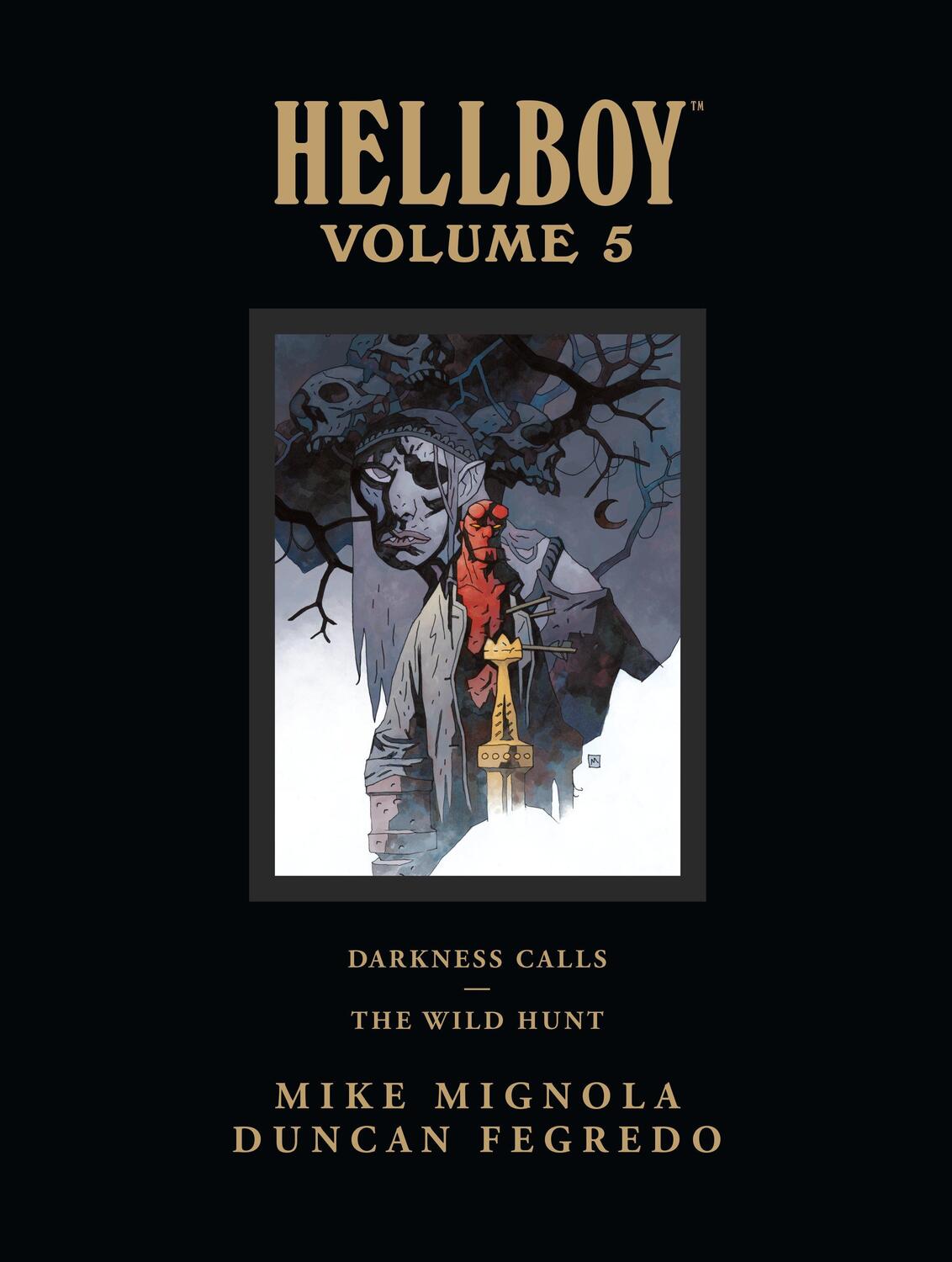 Cover: 9781595828866 | Hellboy Library Edition Volume 5: Darkness Calls And The Wild Hunt