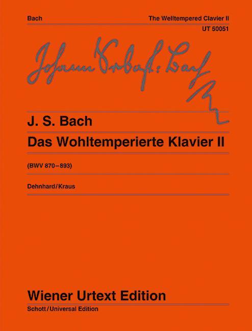 Cover: 9783850550512 | Das Wohltemperierte Klavier | Walther Dehnhard | Broschüre | Deutsch