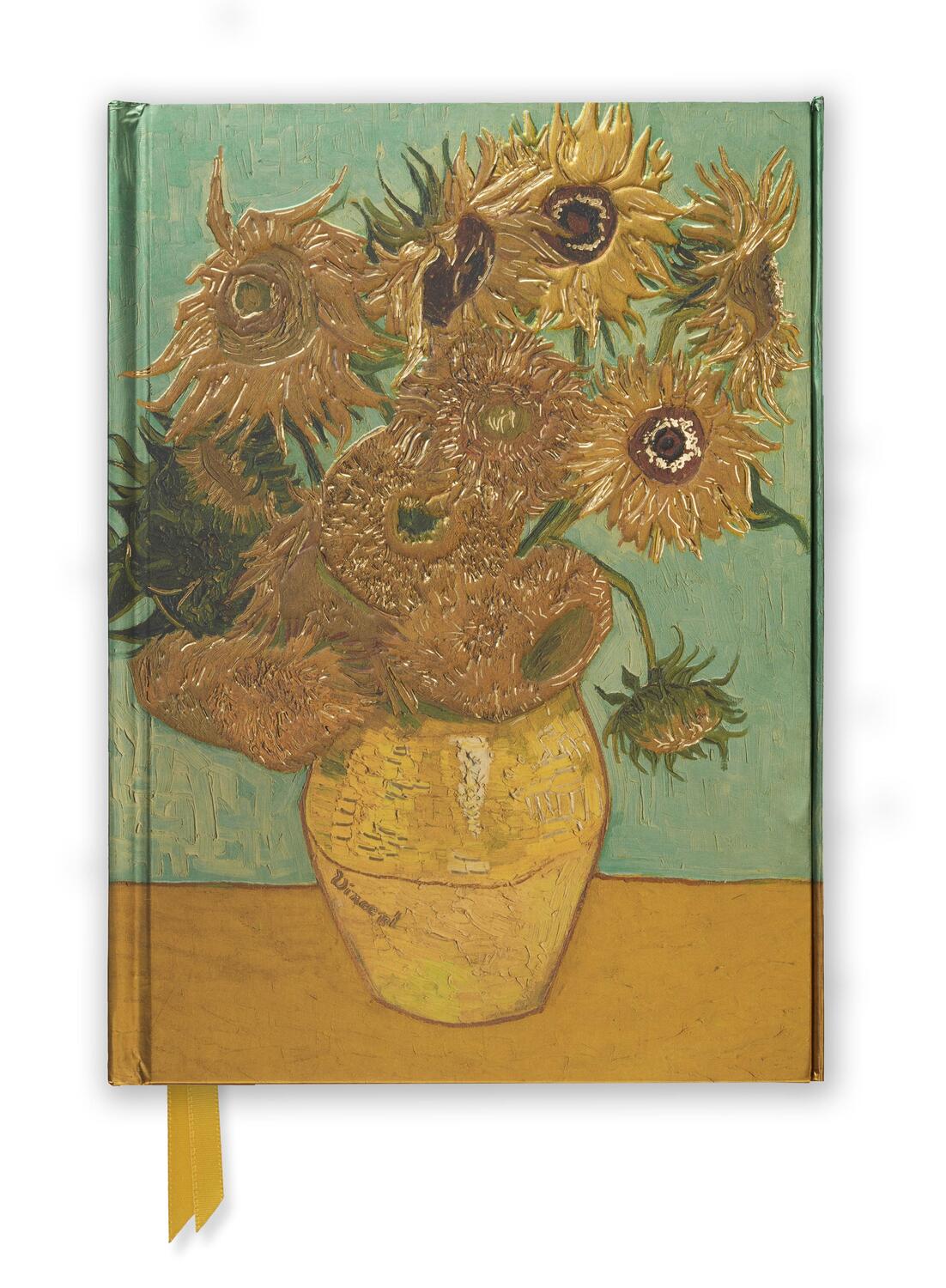 Cover: 9780857756633 | Van Gogh: Sunflowers (Foiled Journal) | Flame Tree Studio | Buch