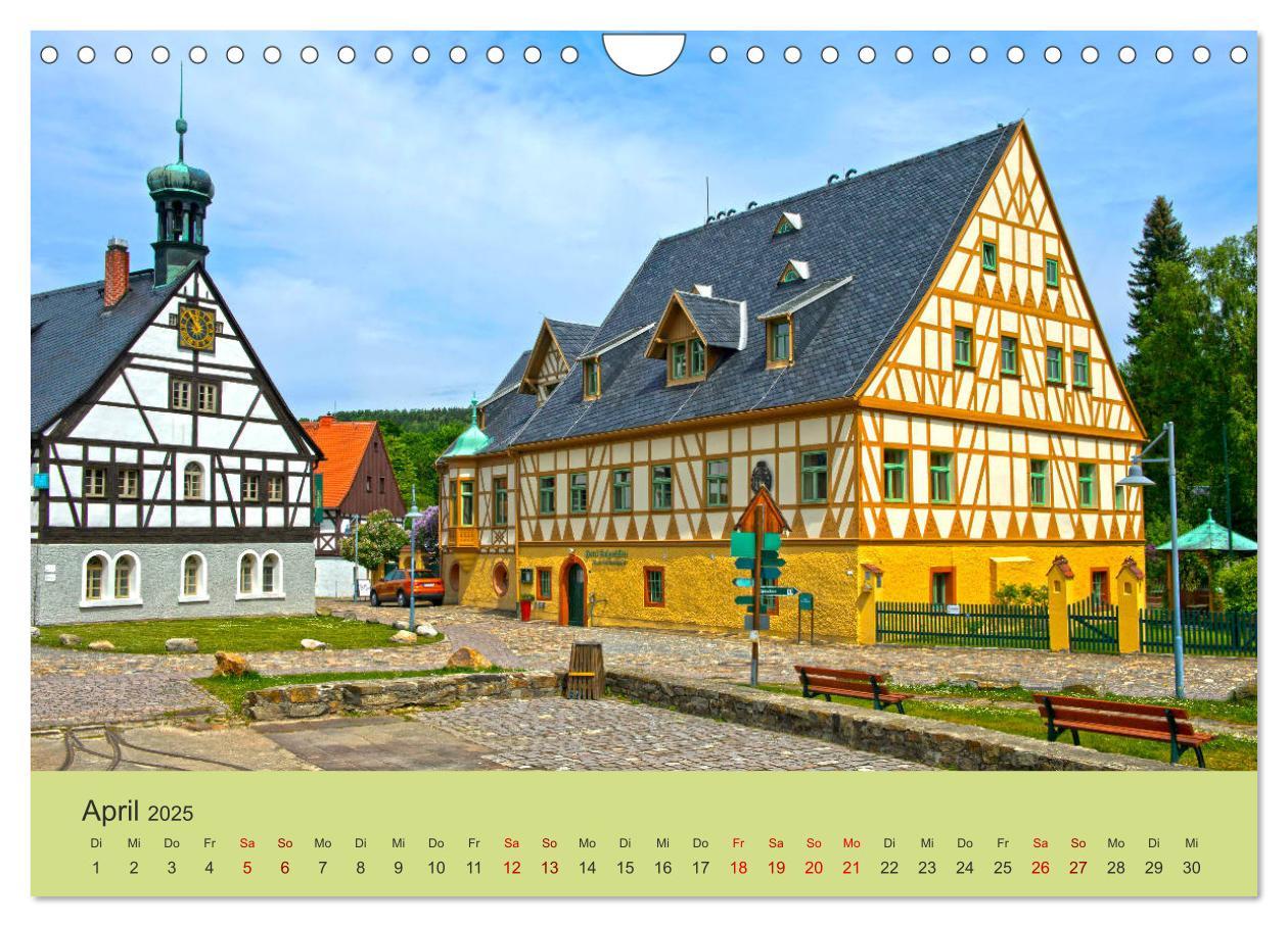 Bild: 9783435186877 | Das Erzgebirge Welterbe und Natur (Wandkalender 2025 DIN A4 quer),...