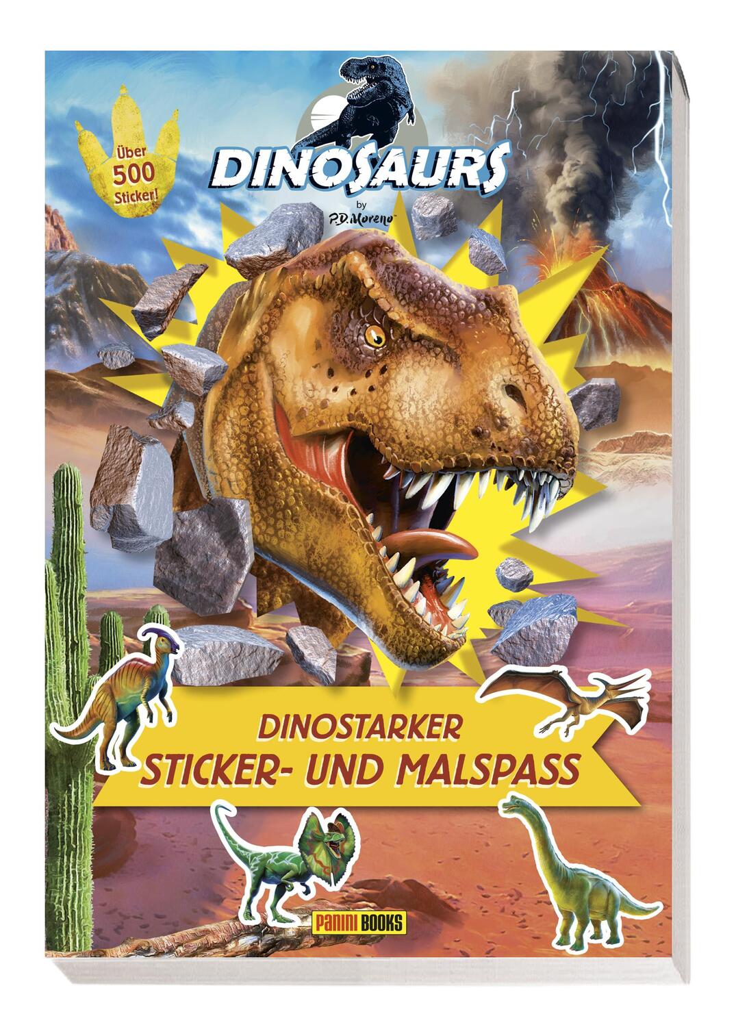 Cover: 9783833244285 | Dinosaurs by P.D. Moreno: Dinostarker Sticker- und Malspaß | Panini