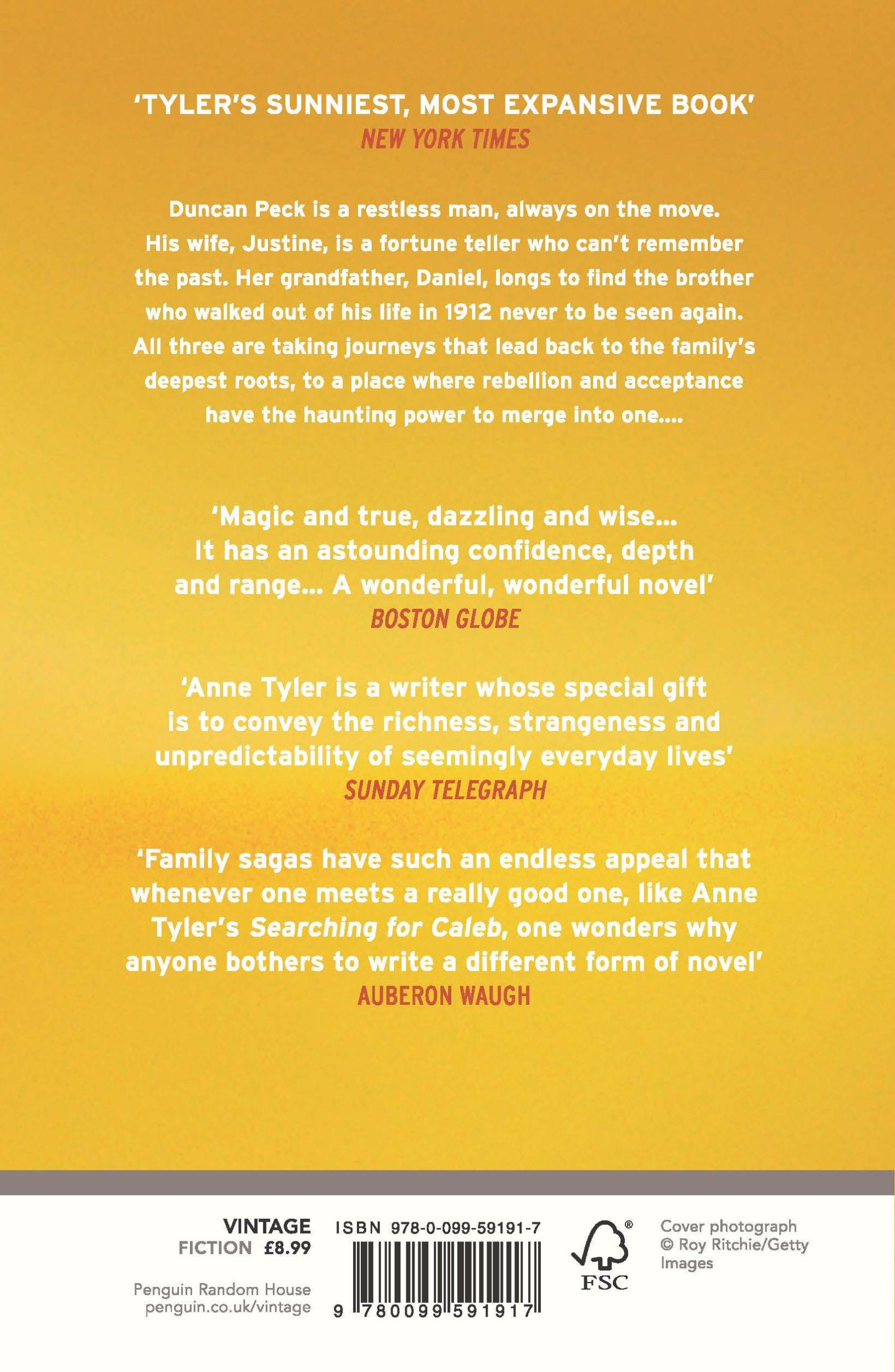 Rückseite: 9780099591917 | Searching For Caleb | Anne Tyler | Taschenbuch | Englisch | 1996