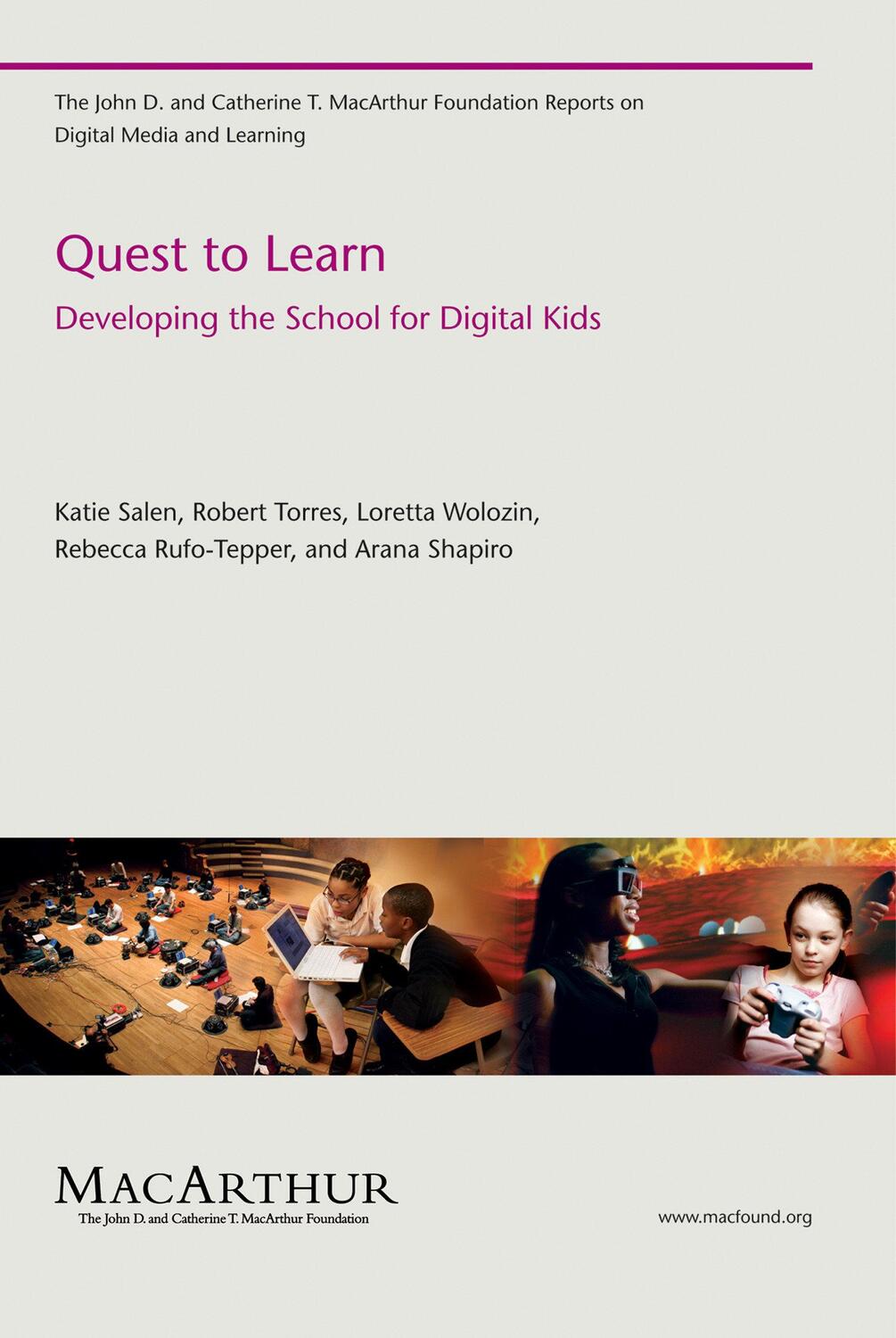 Cover: 9780262515658 | Quest to Learn | Developing the School for Digital Kids | Taschenbuch