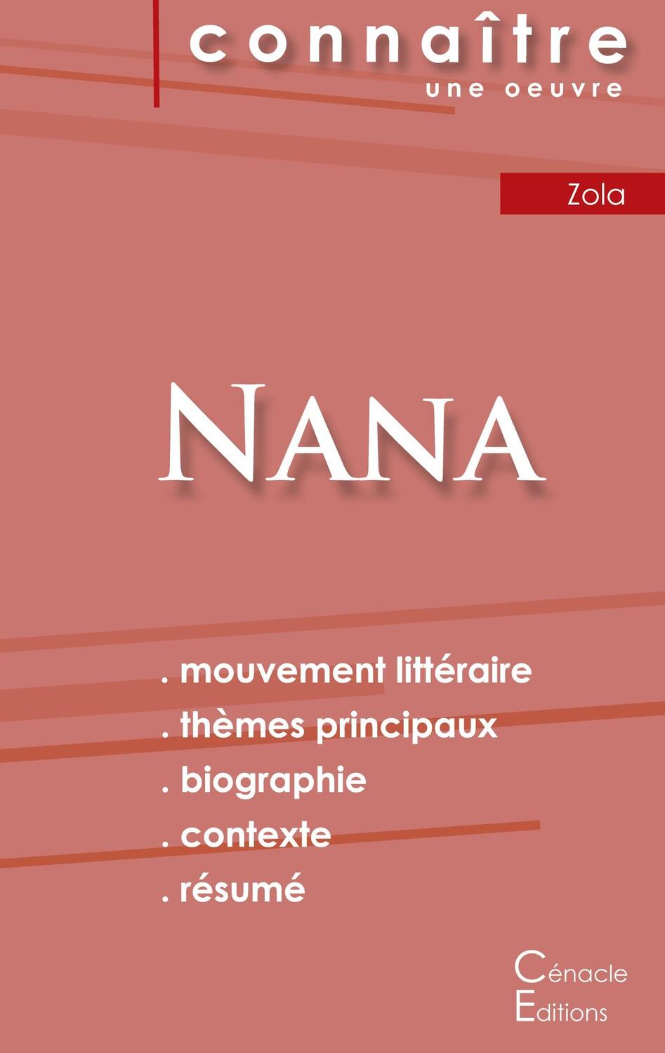 Cover: 9782367888279 | Fiche de lecture Nana (Analyse littéraire de référence et résumé...