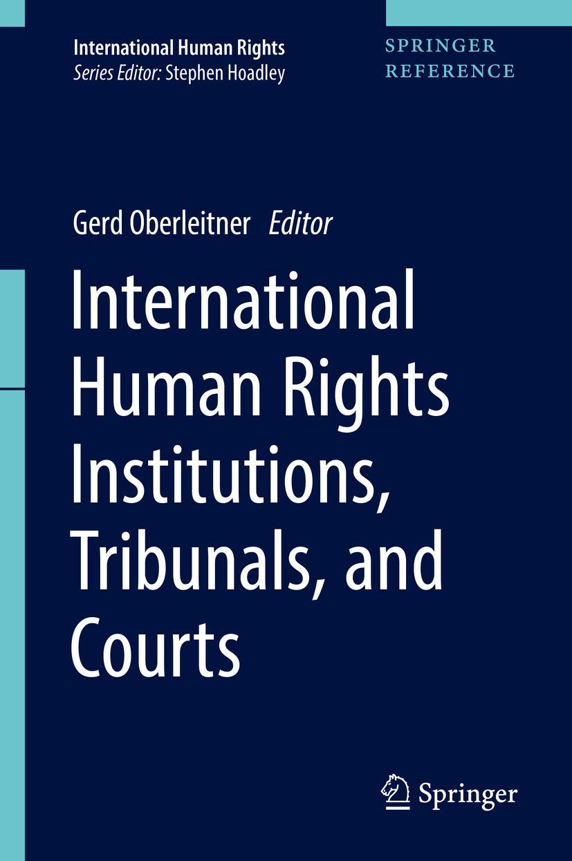 Cover: 9789811052057 | International Human Rights Institutions, Tribunals, and Courts | Buch