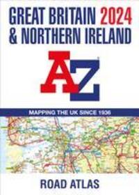 Cover: 9780008597627 | Great Britain &amp; Northern Ireland A-Z Road Atlas 2024 (A3 Paperback)
