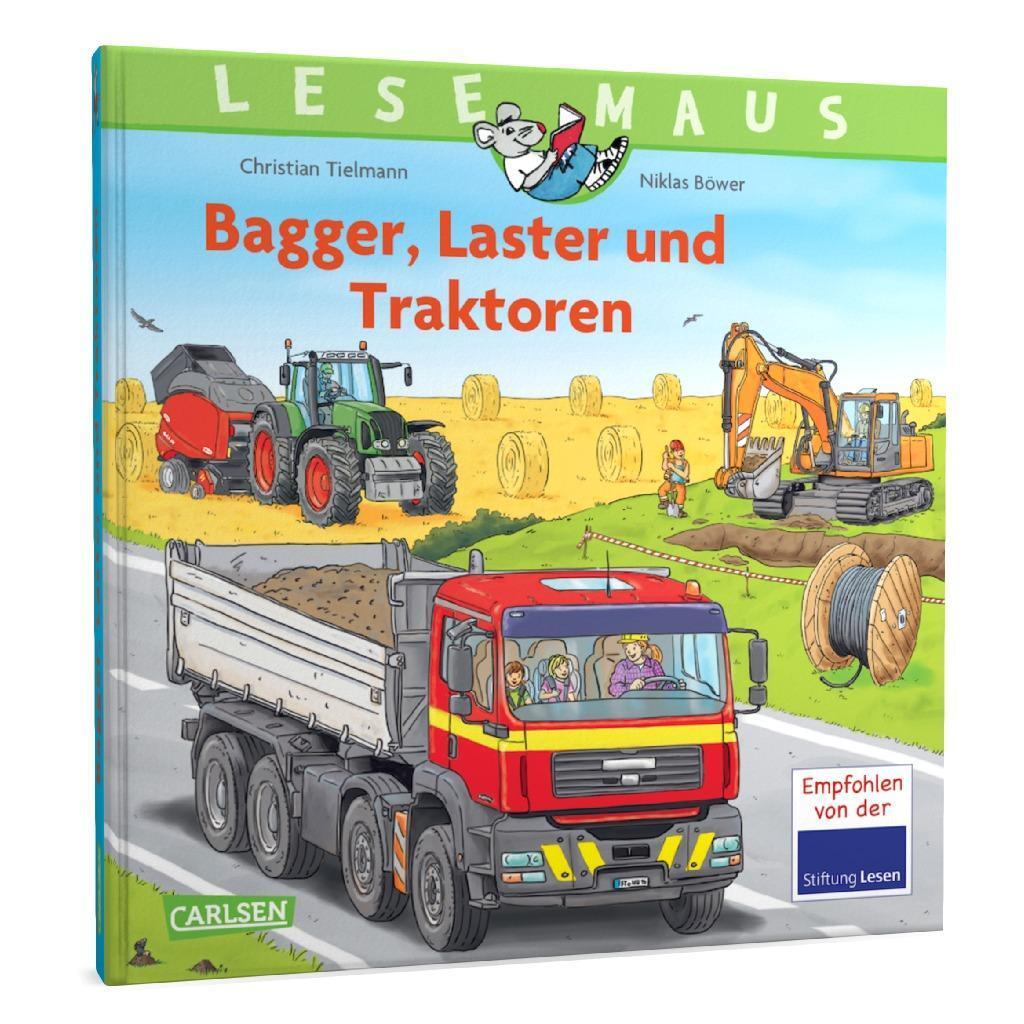 Bild: 9783551681171 | LESEMAUS Sonderbände: Bagger, Laster und Traktoren - Alles über...