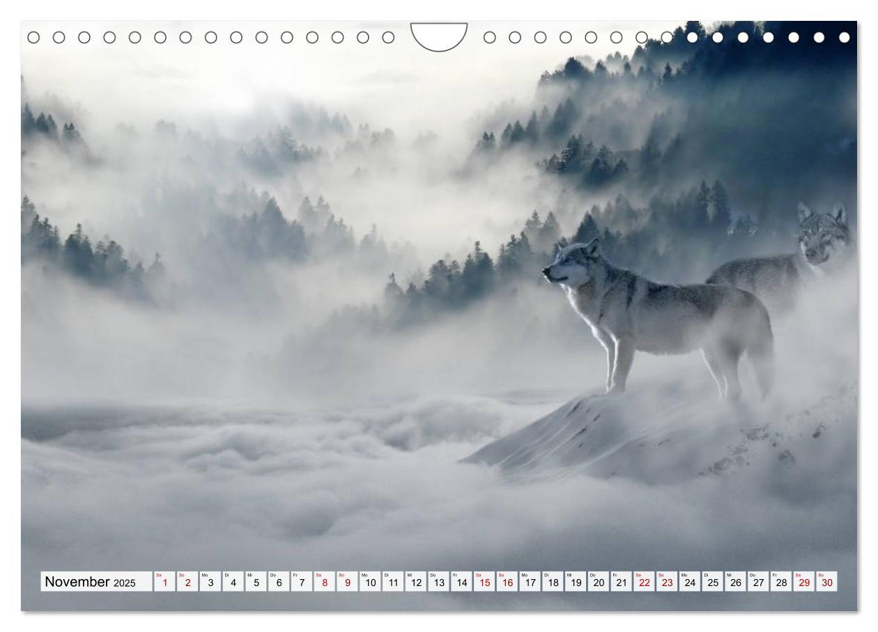 Bild: 9783435444281 | Göttererwachen. Die Natur im mystischen Nebel (Wandkalender 2025...