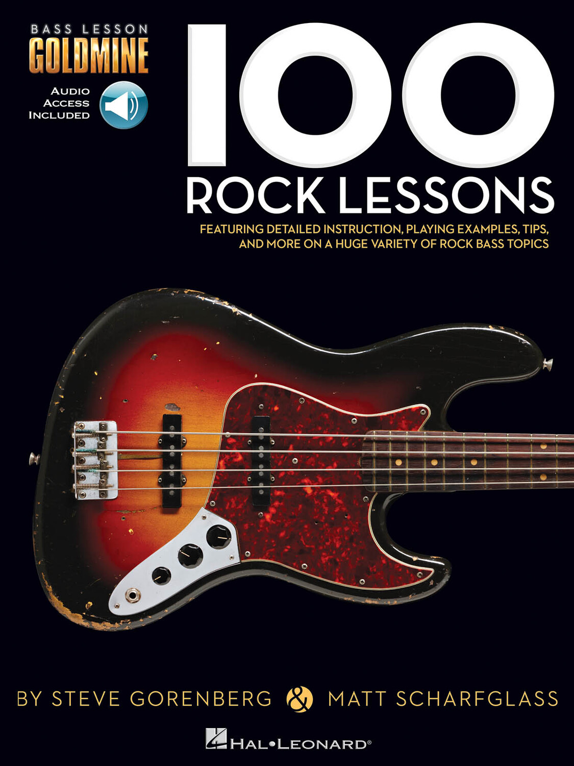 Cover: 888680025205 | 100 Rock Lessons | Bass Lesson Goldmine Series | Bass Instruction