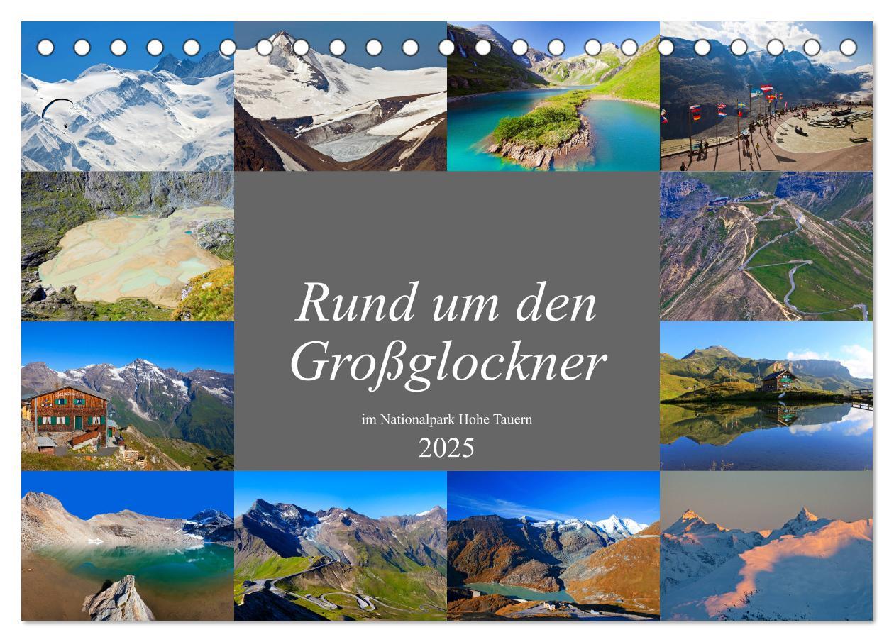 Cover: 9783435165612 | Rund um den Großglockner (Tischkalender 2025 DIN A5 quer), CALVENDO...