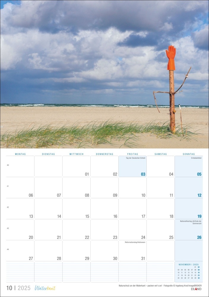 Bild: 9783964023506 | Waterkant Kalender 2025 | Kalender | 13 S. | Deutsch | 2025 | Eiland