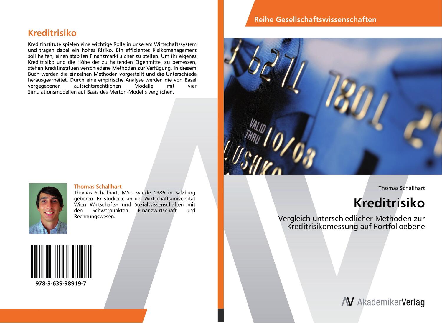 Cover: 9783639389197 | Kreditrisiko | Thomas Schallhart | Taschenbuch | Paperback | 72 S.
