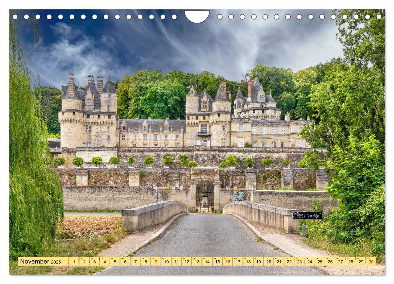 Bild: 9783383800276 | Châteaux. Im Tal der Loire (Wandkalender 2025 DIN A4 quer),...