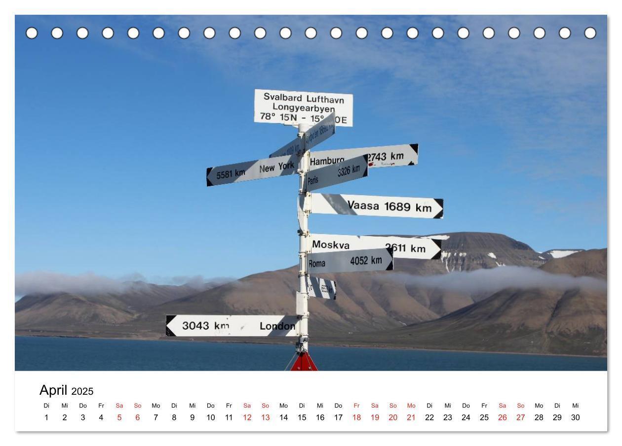 Bild: 9783435745555 | Svalbard 2025 (Tischkalender 2025 DIN A5 quer), CALVENDO...