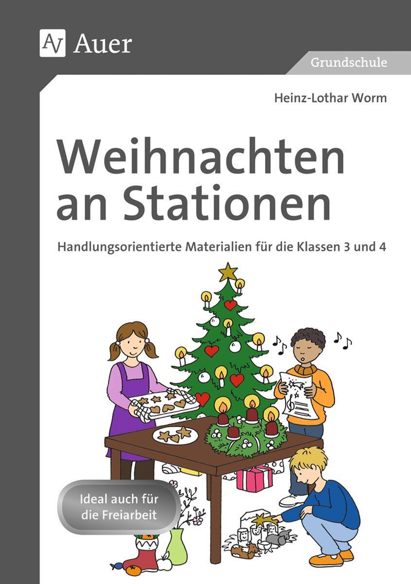 Cover: 9783403073260 | Weihnachten an Stationen 3-4 | Heinz-Lothar Worm | Broschüre | Deutsch