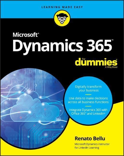 Cover: 9781119508861 | Microsoft Dynamics 365 For Dummies | Renato Bellu | Taschenbuch | 2018