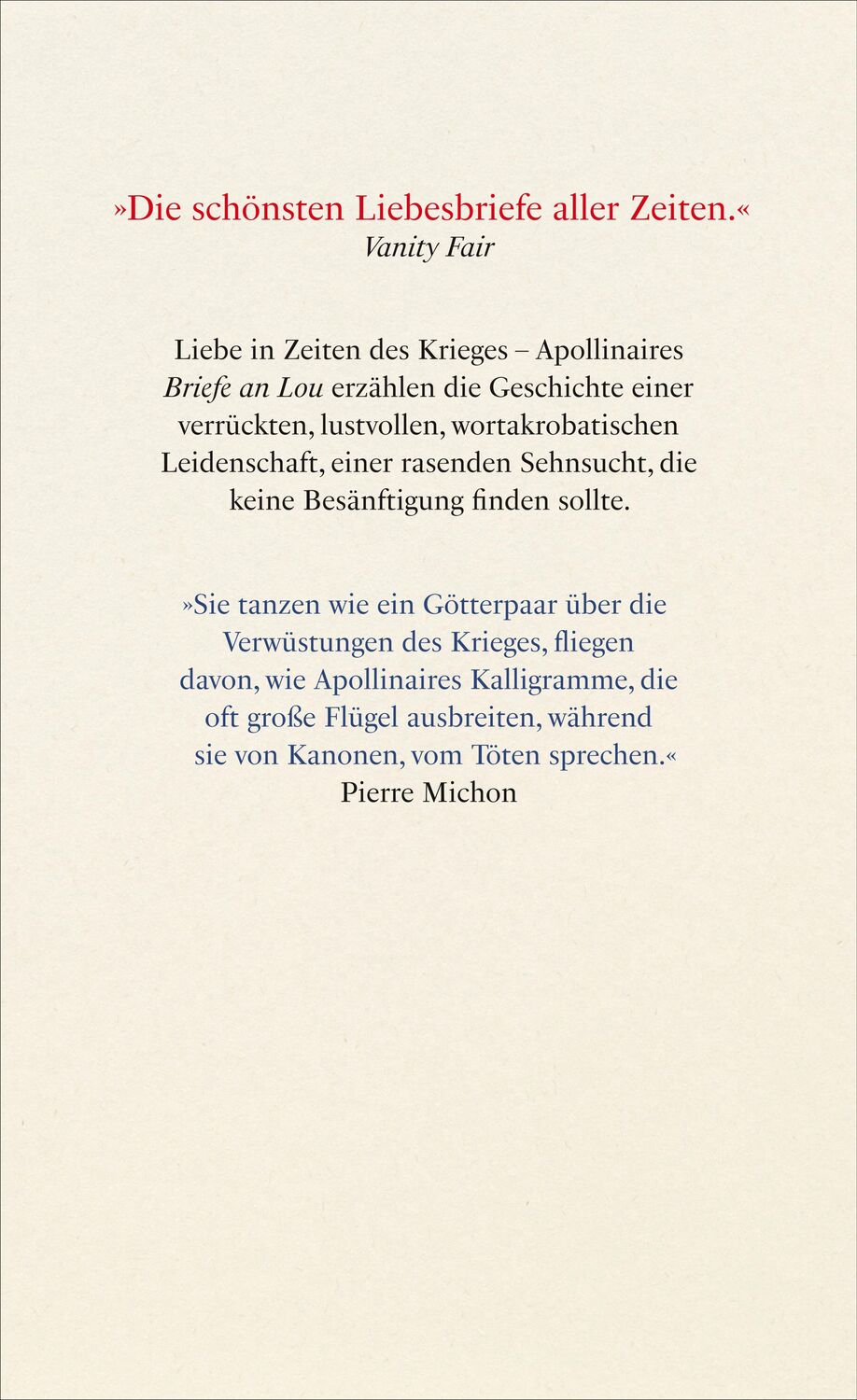 Rückseite: 9783518431740 | Briefe an Lou | Guillaume Apollinaire | Buch | 520 S. | Deutsch | 2024