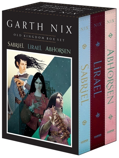 Cover: 9780063058255 | The Old Kingdom Three-Book Box Set | Sabriel, Lirael, Abhorsen | Nix
