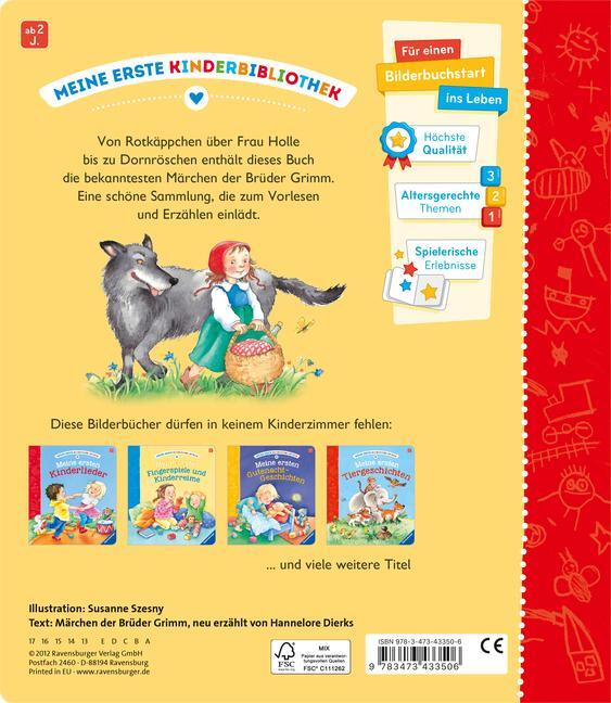 Bild: 9783473433506 | Meine ersten Märchen | Hannelore Dierks | Buch | 36 S. | Deutsch