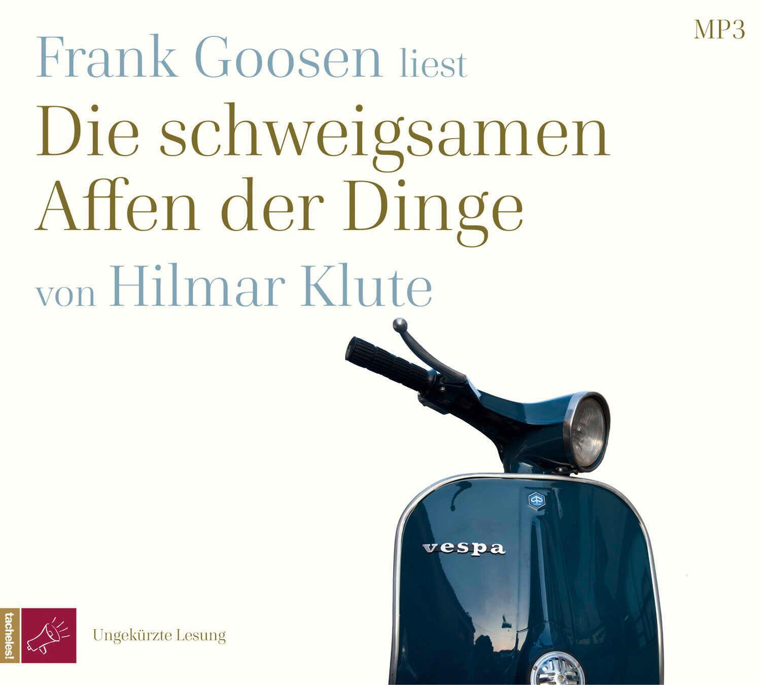 Cover: 9783864847523 | Die schweigsamen Affen der Dinge | Roman | Hilmar Klute | MP3 | 1 CD