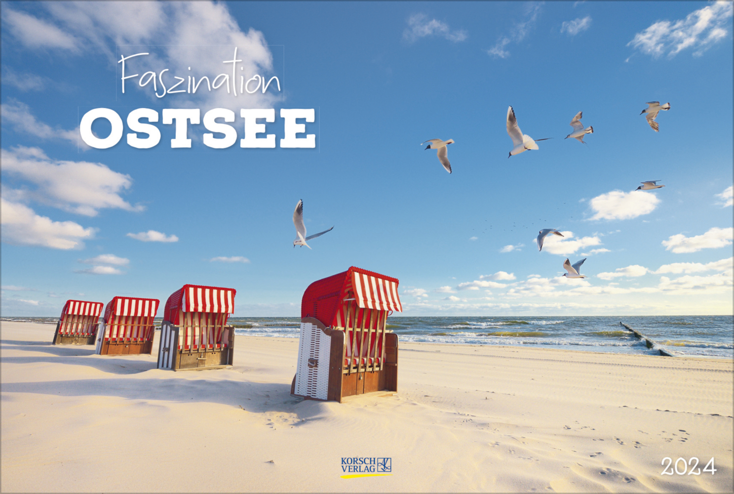 Cover: 9783731868675 | Faszination Ostsee 2024 | Korsch Verlag | Kalender | Spiralbindung