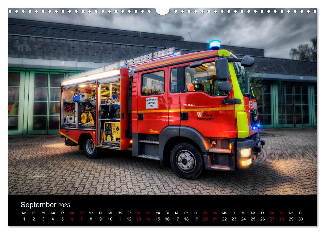 Bild: 9783435422234 | Feuerwehr und Rettungsdienst (Wandkalender 2025 DIN A3 quer),...