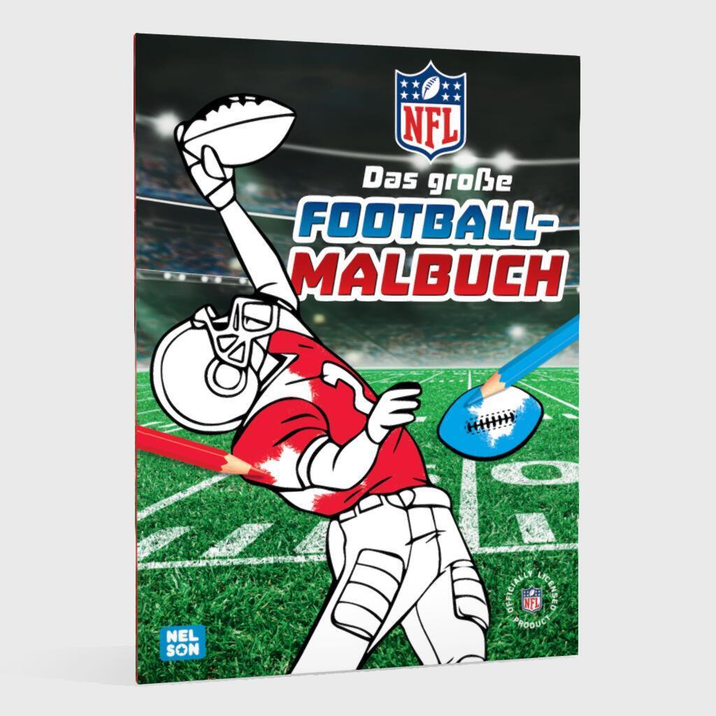 Bild: 9783845126838 | NFL: Das große Football-Malbuch | Offiziell lizenziertes Produkt | NFL