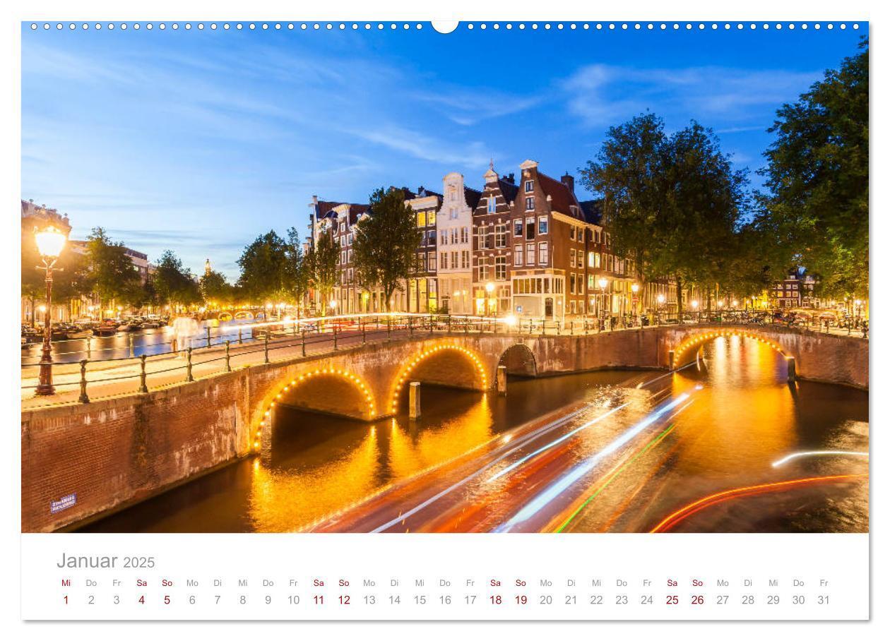 Bild: 9783435374625 | AMSTERDAM Impressionen (Wandkalender 2025 DIN A2 quer), CALVENDO...