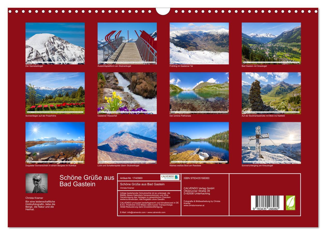 Bild: 9783435166060 | Schöne Grüße aus Bad Gastein (Wandkalender 2025 DIN A3 quer),...