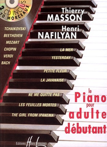 Cover: 9790230963466 | Le piano pour adult débutant (+ 2 CD's) Lemoine | Nafilyan | Buch + CD