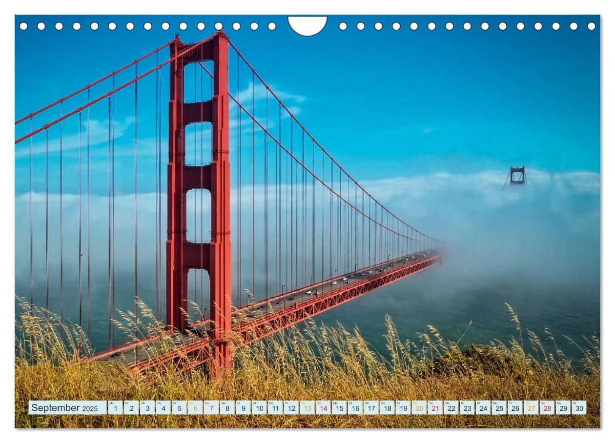 Bild: 9783435352142 | Golden Gate Bridge - Synonym für San Francisco (Wandkalender 2025...